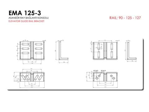 125-3 Reinforced Bracket