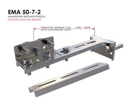 EMA 50-7-2 Asansör Ağırlık Ray Konsolu