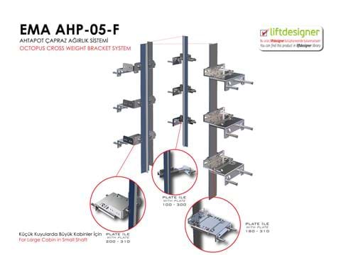 EMA AHP-05-F OCTOPUS CROSS WEIGHT BRACKET SYSTEM