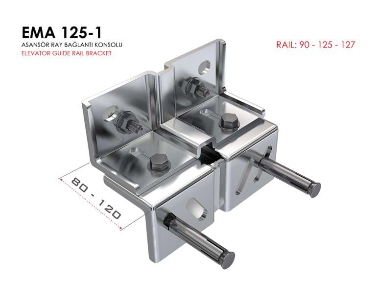 Soporte De Riel Para Elevador Reforzado 125-1.