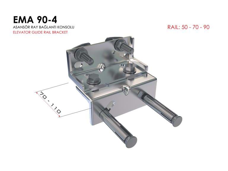 Support De Rail D'ascenseur Renforcé 90-4.