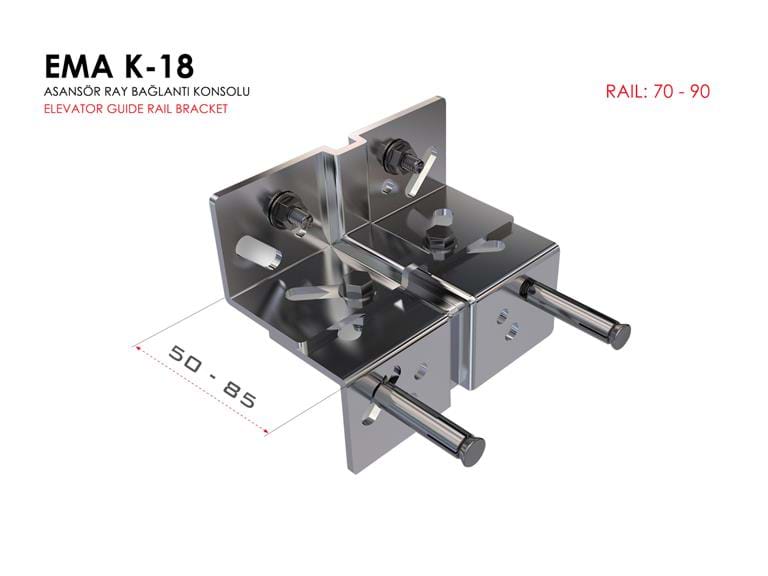Guide Brackets With Corrugated Reinforcement K-18.