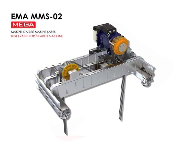 Chasis De Máquina Para Elevador De Cuarto De Máquinas MMS-02.