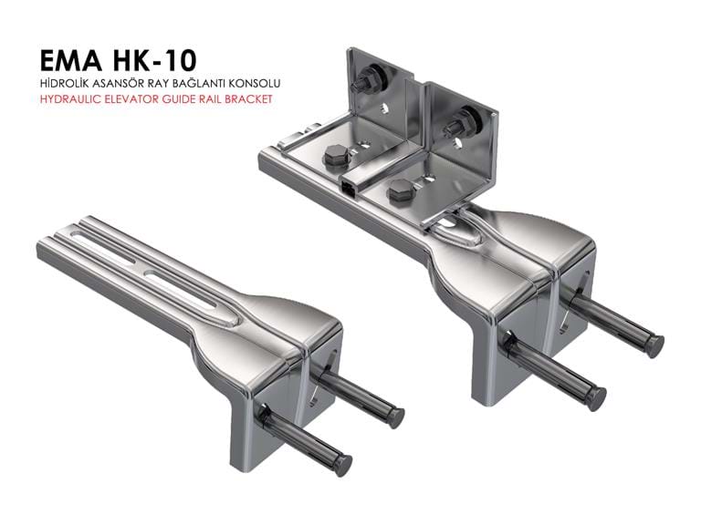 Fijación De Guía De Riel De Elevador Hidráulico HK-10.
